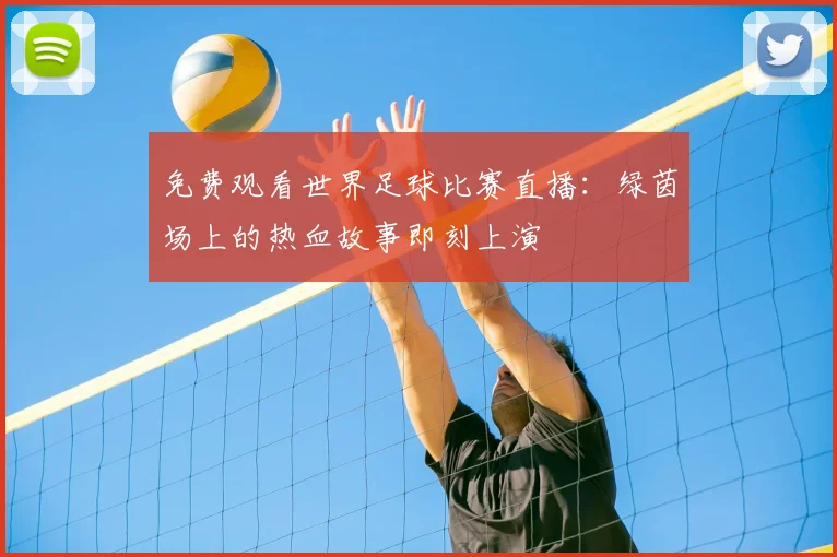 免费观看世界足球比赛直播：绿茵场上的热血故事即刻上演